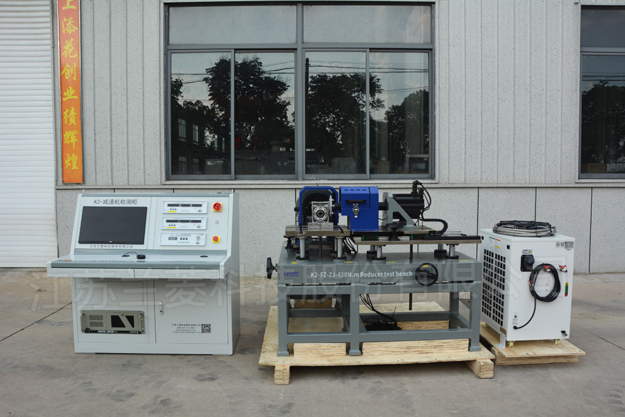 Worm gear reducer test bench1