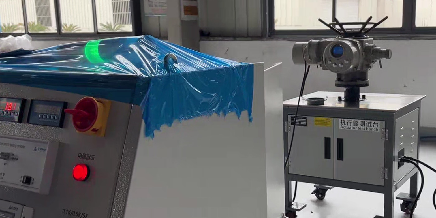 Test on the Jinling Intelligent Control actuator test bench