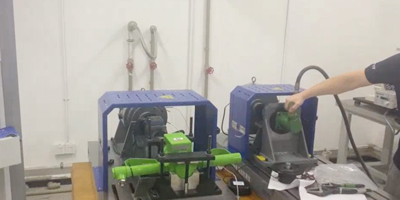 Debugging of the Guangdong Hushi hydraulic and pneumatic motor test bench