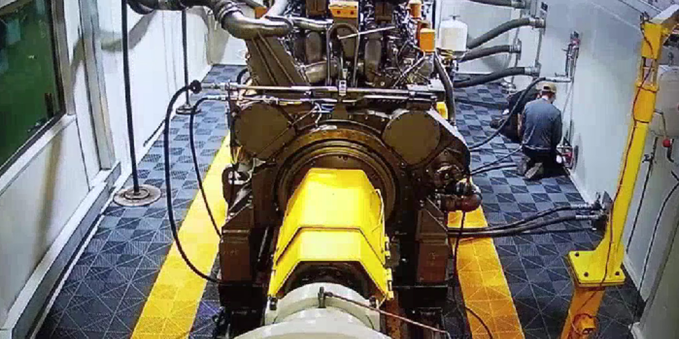 On-site commissioning of a 3300kW engine test bench in Chile