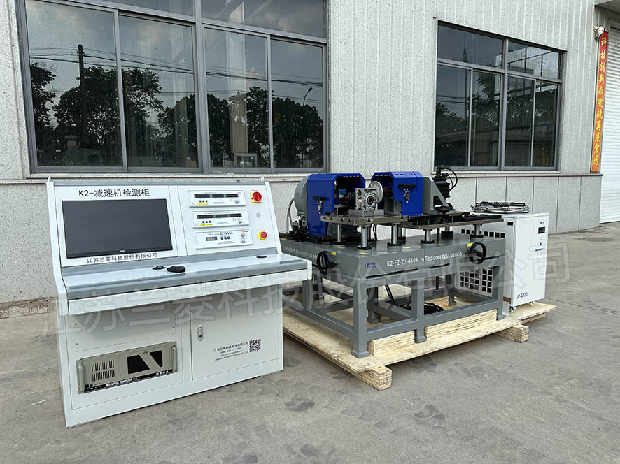 Worm gear reducer test bench2