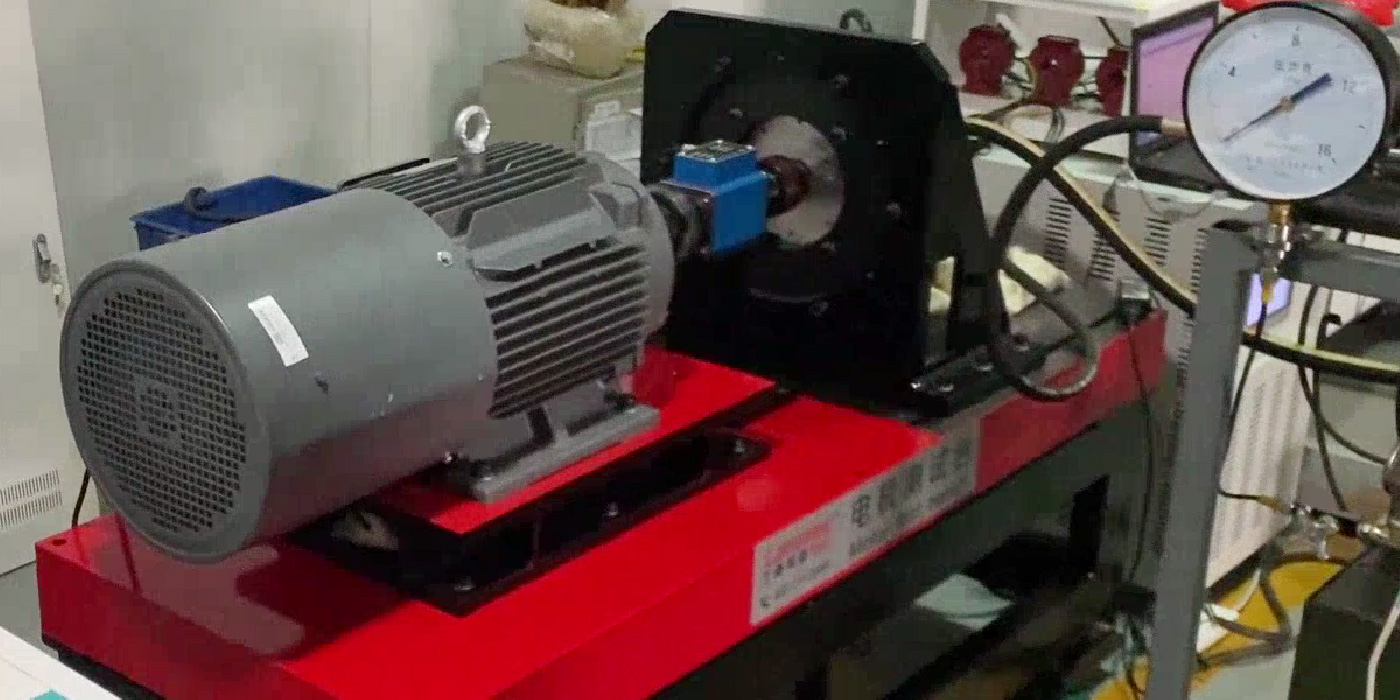 Beijing Zhongguan permanent magnet synchronous motor Test bench debugging