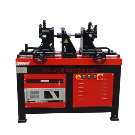 What performance indicators can be measured by the precision speed reducer test bench?